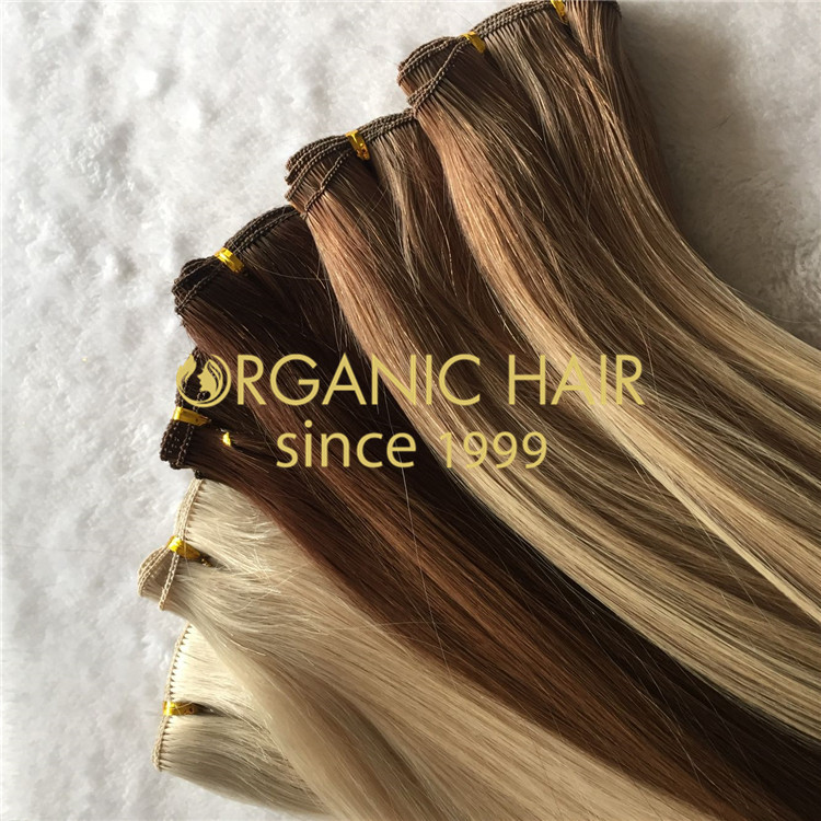 Hand tied wefts for wholesale H156